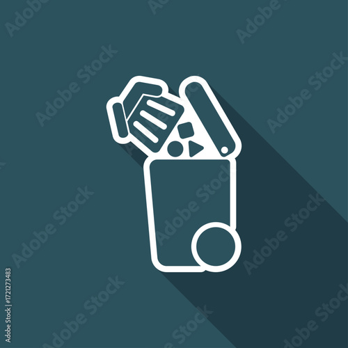 Separate waste collection icon