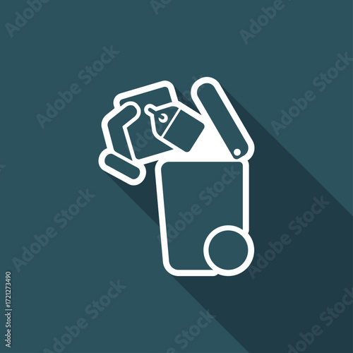 Separate waste collection icon