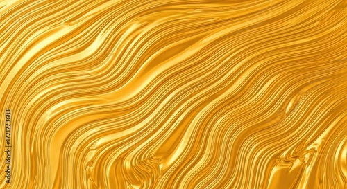 Luxury Golden Abstract Fluid Wave Texture Background for Modern Design and Decoration