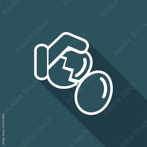 Eggs break