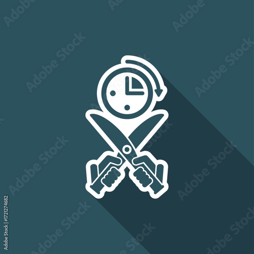 Fast gardening service - Vector icon