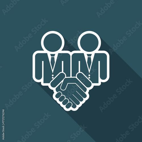 Corporate agreement icon