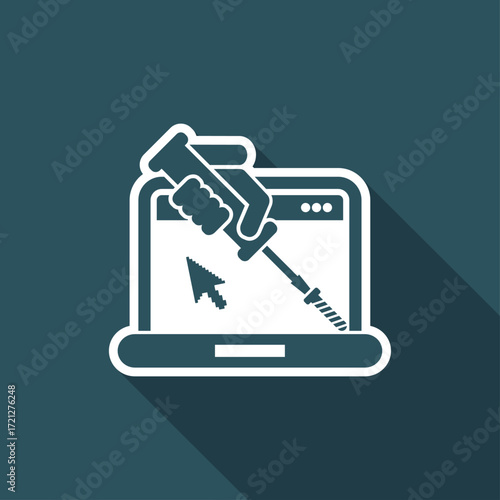 Computer assistance icon