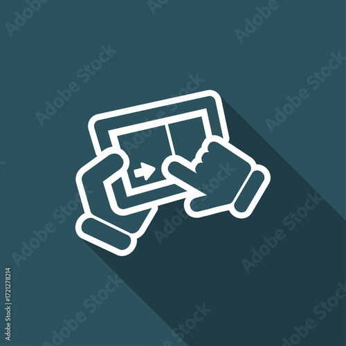 Touchscreen sliding