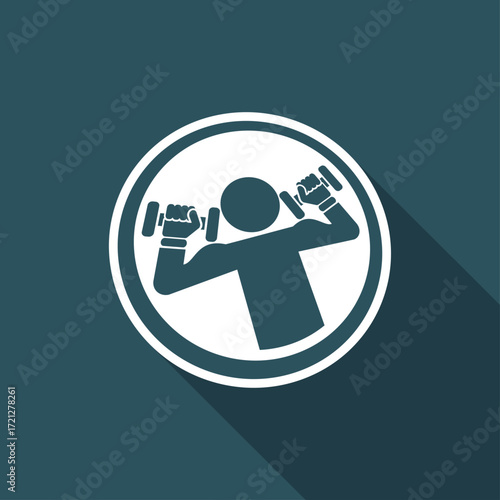 Gym icon 3d