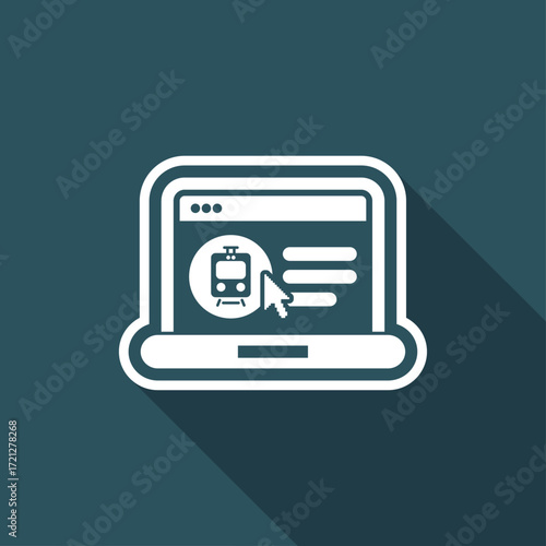 Booking train ticket on internet