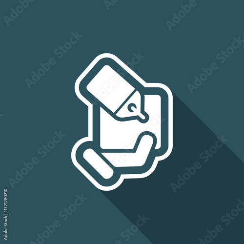 Handing a gift icon