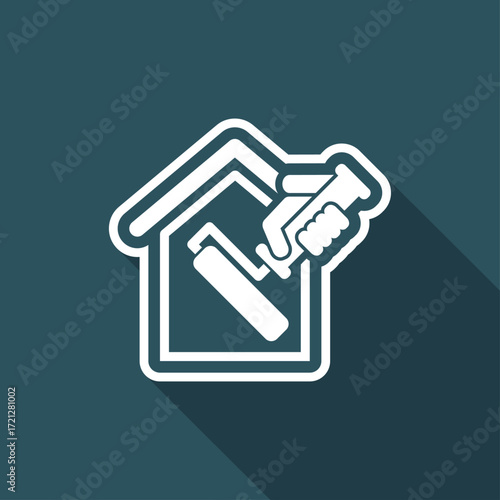 Painter roll icon