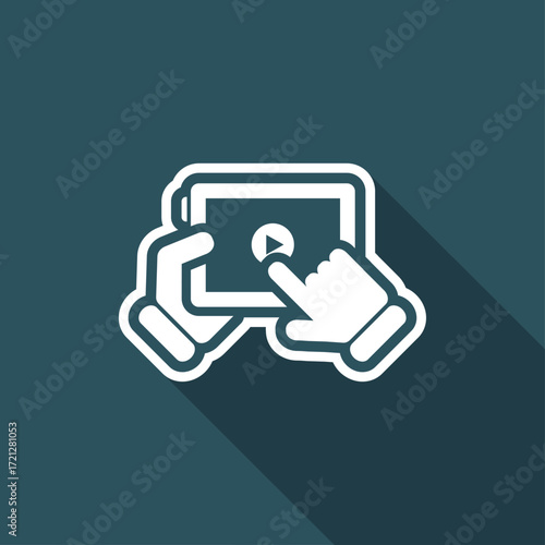 Multimedia player icon