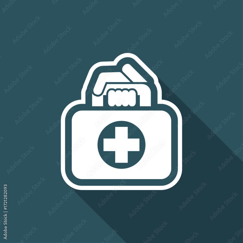 Obraz premium Medical bag icon
