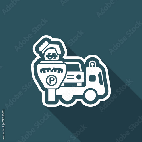 Wrecker parking area