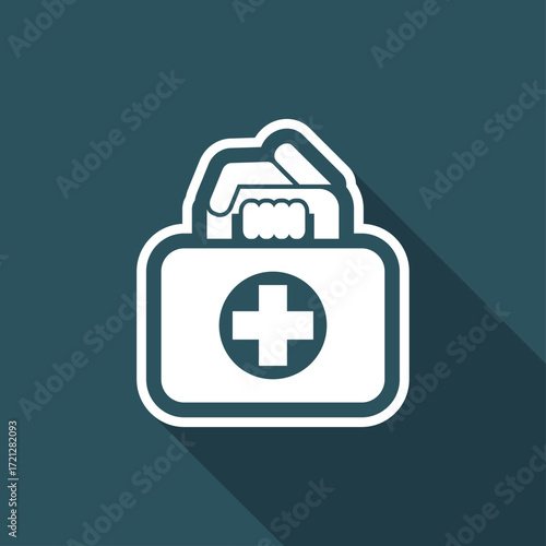 Medical bag icon