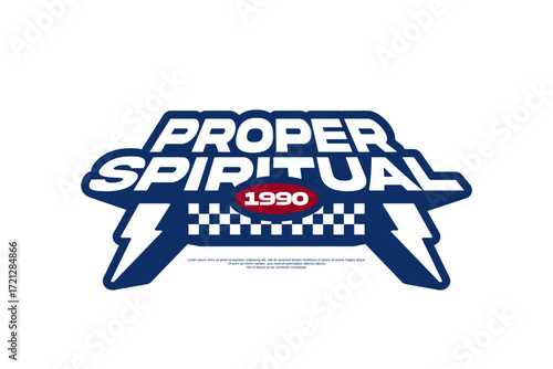 spiritual streetwear fashion vector template 