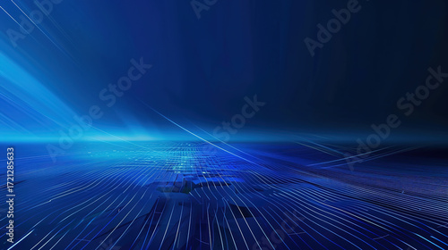 Blue Gray White Conference Background: Modern Corporate Design with Dynamic Layouts, Branding Zones, Stage Backdrops, and Interactive Elements for Professional Summits, Panel Discussions