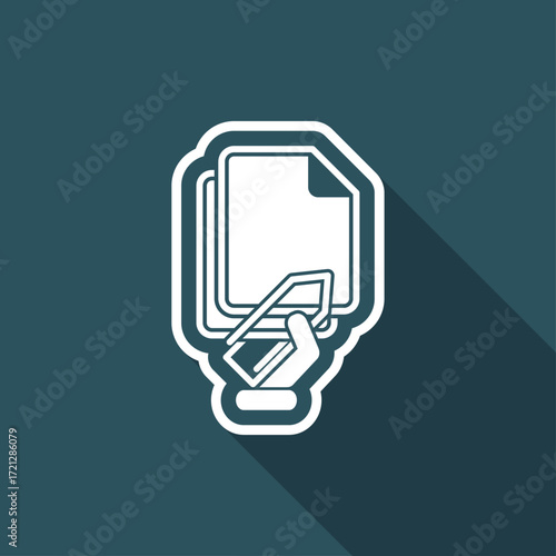 Paper clip icon
