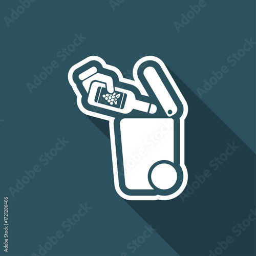 Separate waste collection icon