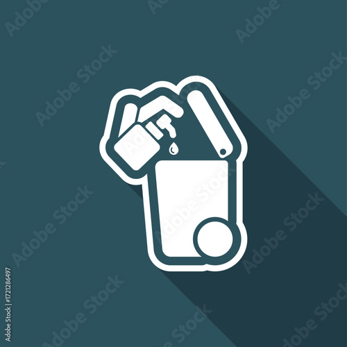 Separate waste collection icon