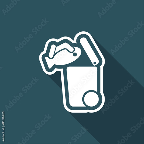 Separate waste collection icon