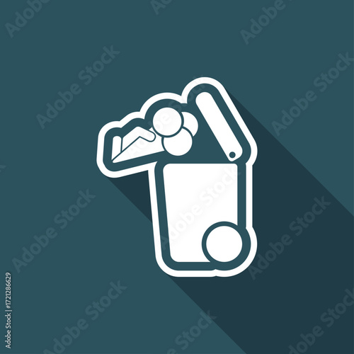 Separate waste collection icon