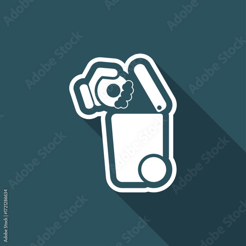 Separate waste collection icon