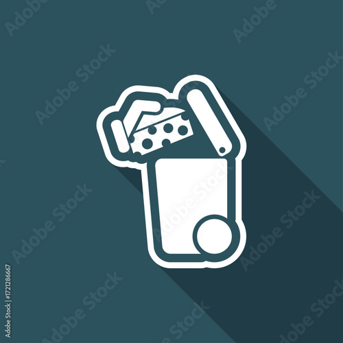 Separate waste collection icon