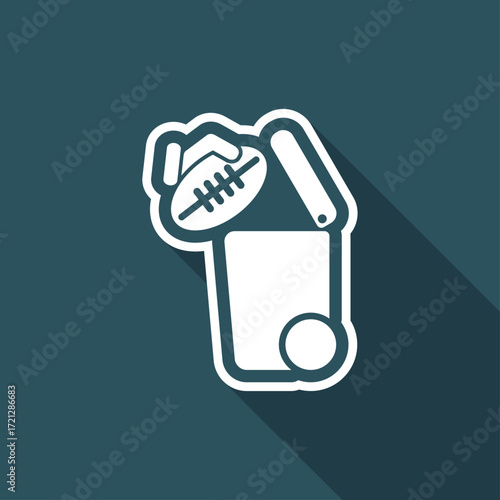 Separate waste collection icon