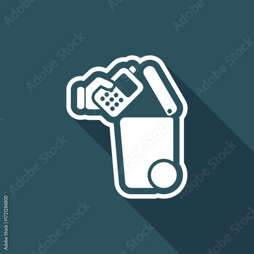 Separate waste collection icon