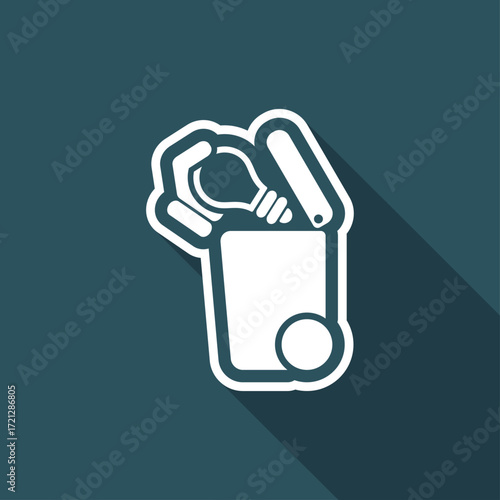 Separate waste collection icon