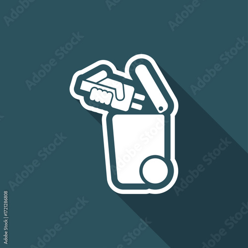 Separate waste collection icon