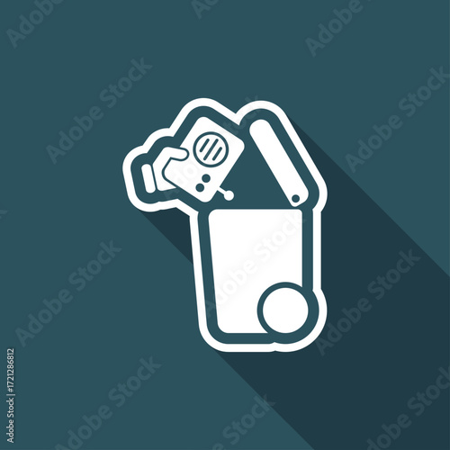 Separate waste collection icon