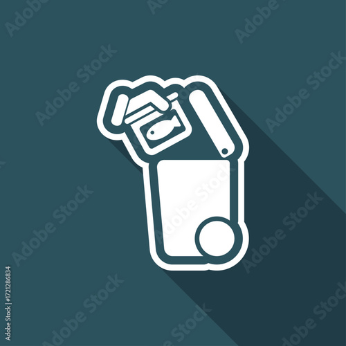 Separate waste collection icon