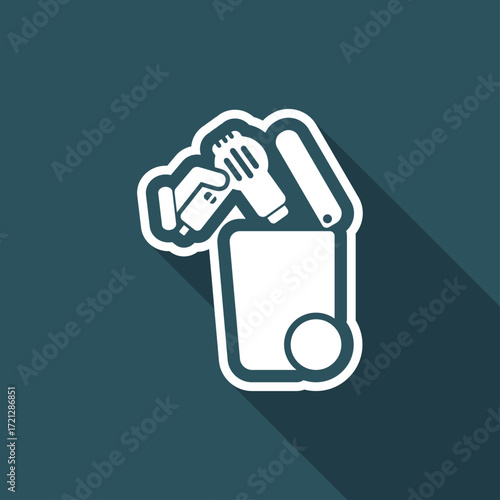 Separate waste collection icon