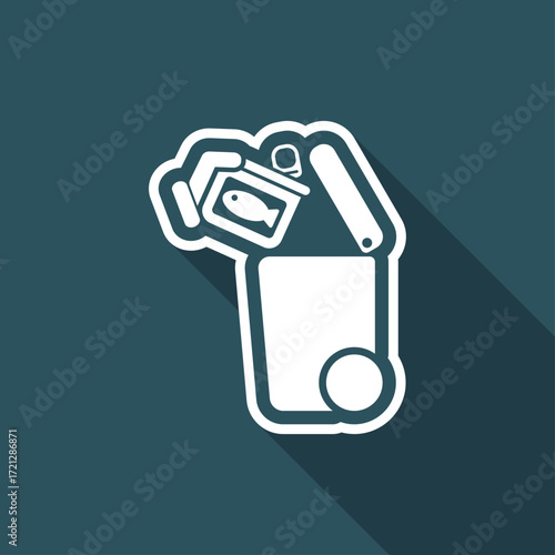 Separate waste collection icon