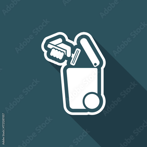 Separate waste collection icon