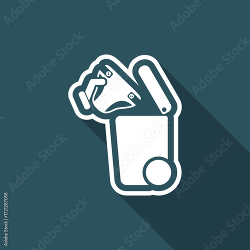 Separate waste collection icon