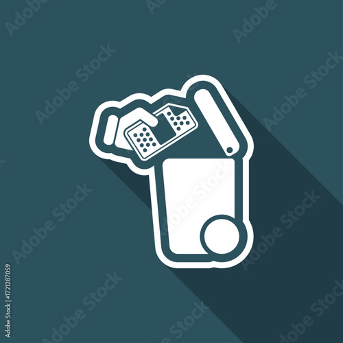 Separate waste collection icon