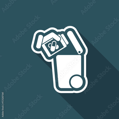 Separate waste collection icon