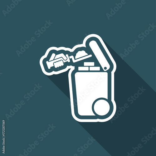 Separate waste collection icon