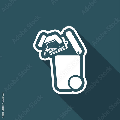Separate waste collection icon