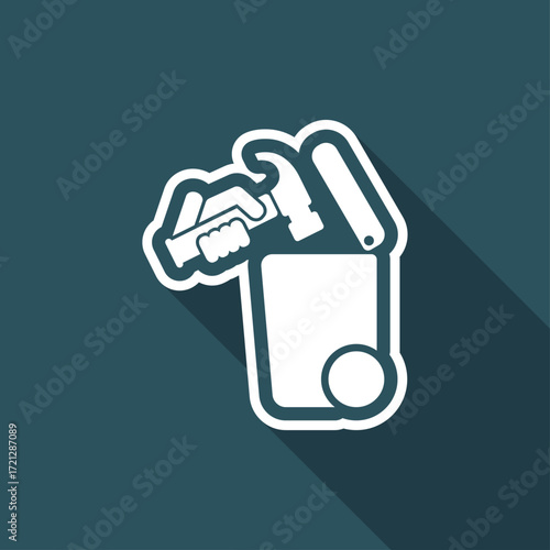 Separate waste collection icon