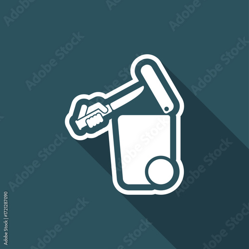 Separate waste collection icon