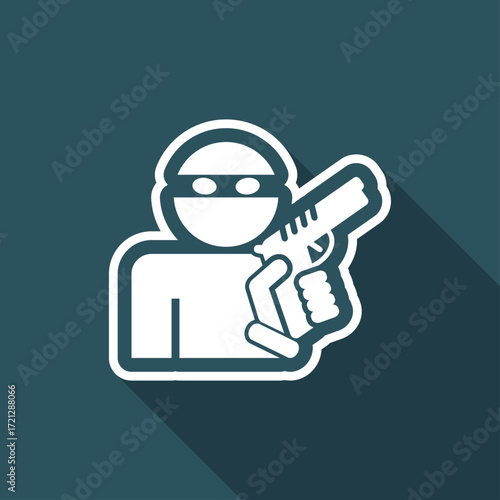 Thief armed