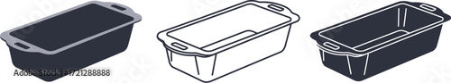 Loaf pan baking pan bread pan cake pan kitchenware bakeware set