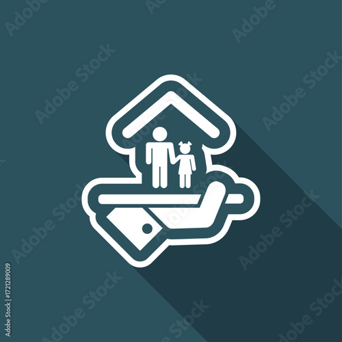 Hotel icon. Services for children.