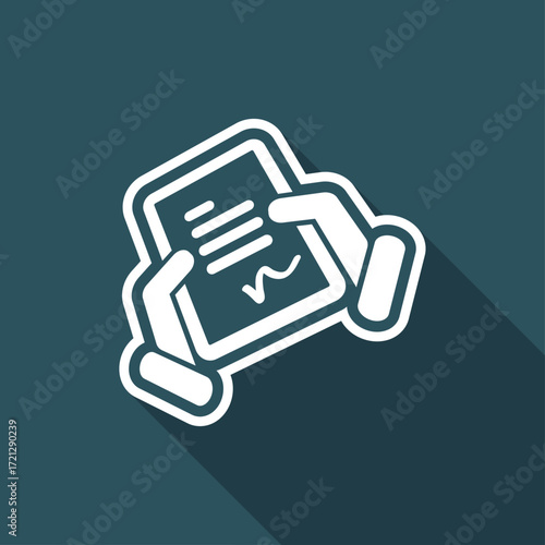 Document signature icon