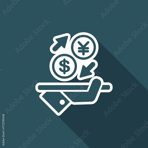 Dollar/Yuan - Foreign currency exchange icon