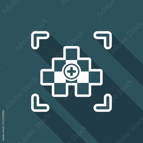 Grainy image - minimal flat icon