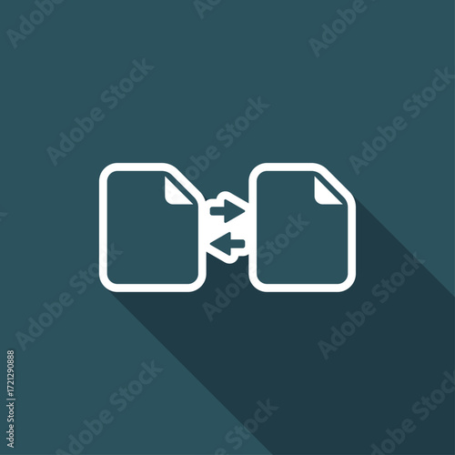 Data transfer - Minimal flat icon