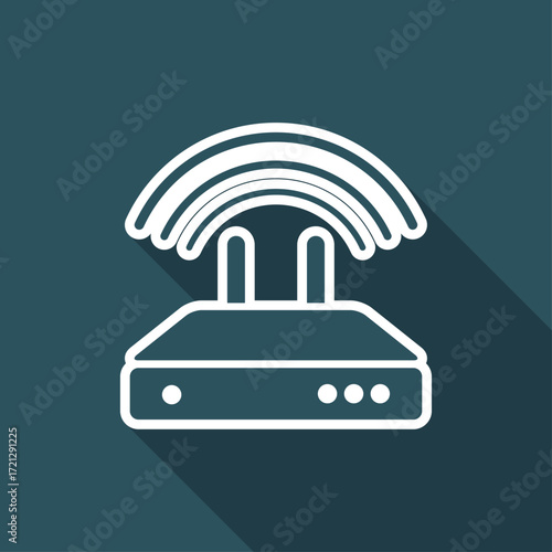 Router - Flat minimal icon