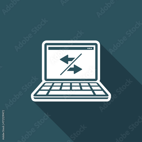 Data transfer - Flat minimal icon